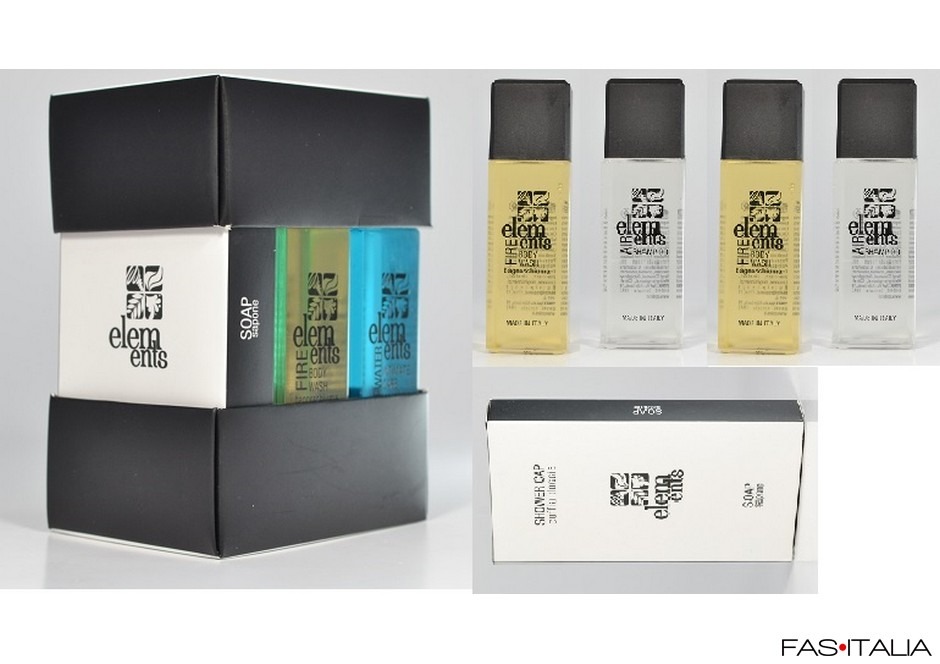 Kit cortesia completo personalizzato 1 colore