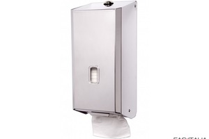 Dispenser carta igienica interfogliata inox