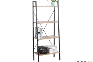 Libreria con 4 ripiani L 60 cm