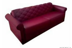 Divano letto classico maxi in ecopelle